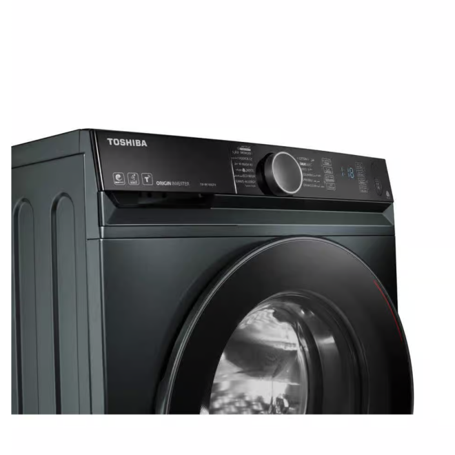 ⁦غساله توشيبا اوتوماتيك 9كيلو 1400لفه مورندى انفرتر بخار واى فاى TWBK100GF4EGMK⁩ - الصورة ⁦3⁩