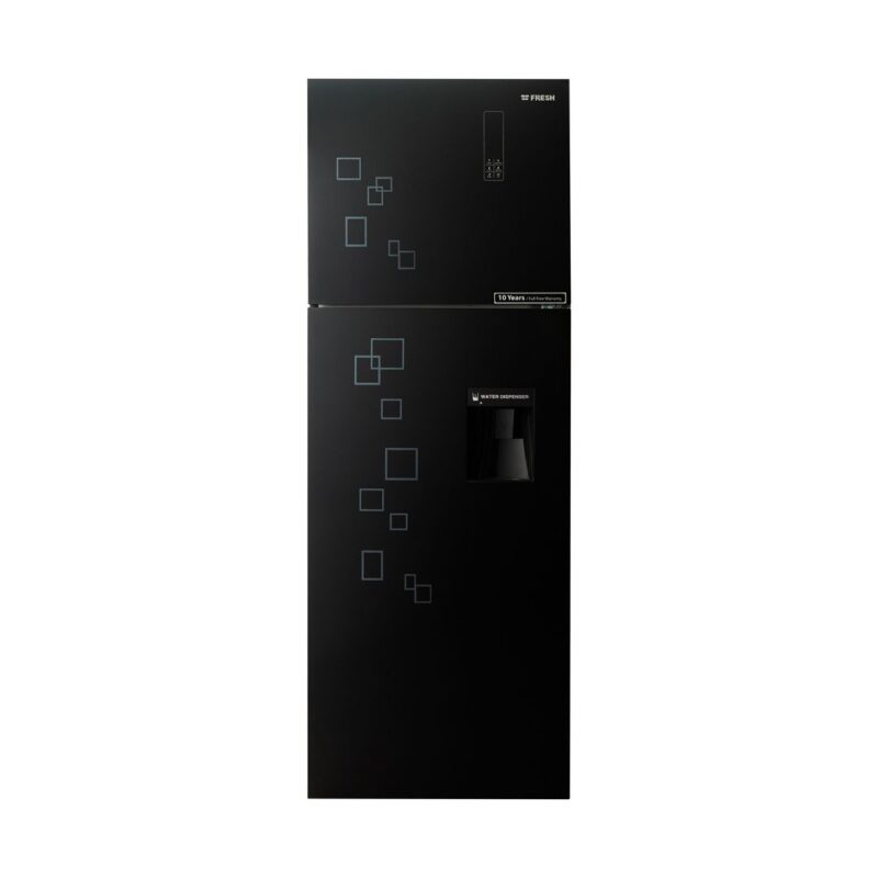 ثلاجة فريش نوفروست، 426 لتر، اسود - FNT-DR540YGB