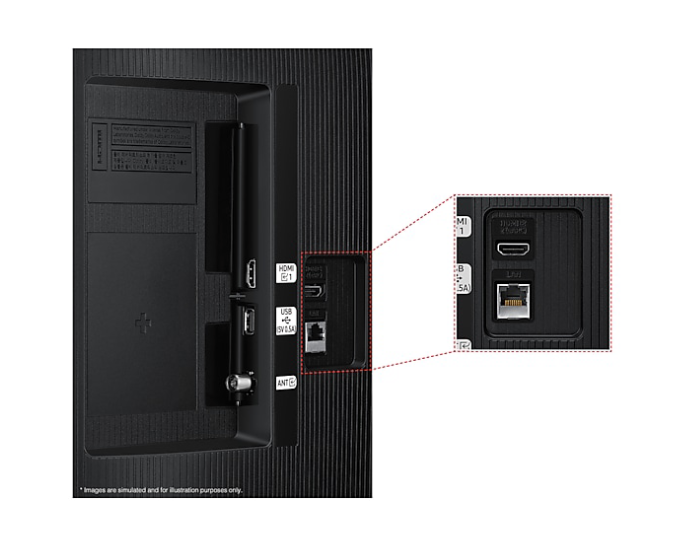 شاشة تلفزيون سمارت سامسونج مقاس43 بوصه LED، بدقة FHD، بريسيفر داخلي - UA43F6000F - الصورة 3