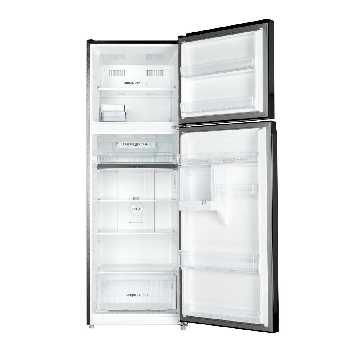 ثلاجة توشيبا ميديا ، انفرتر، نوفروست، 338 لتر، سيلفر – GR-RT468WE-PMN(57) - الصورة 2