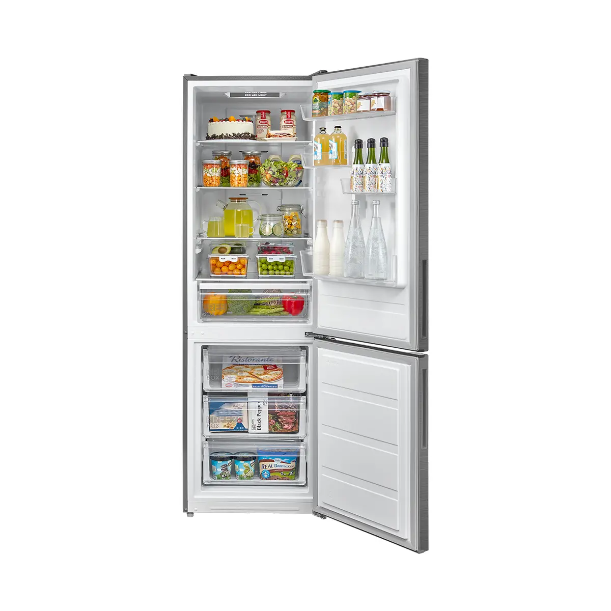 ثلاجة ميديا 330 لتر , فريزر سفلى , تحكم ديجيتال MDRB489FGN46 - الصورة 3