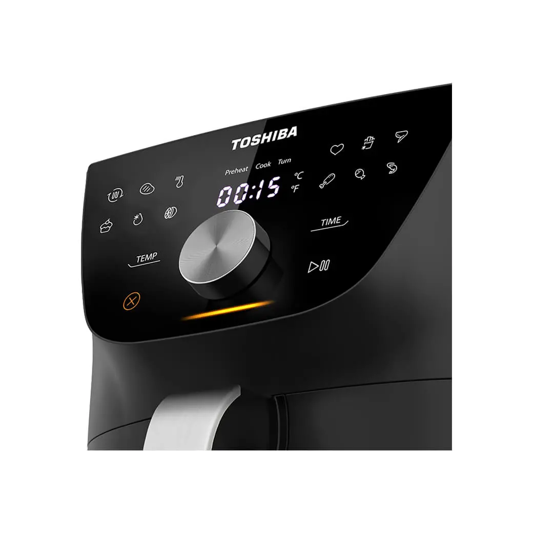 اير فراير توشيبا ديجيتال، 7.4 لتر - لون اسود AF-74CP1VREG(H) - الصورة 3