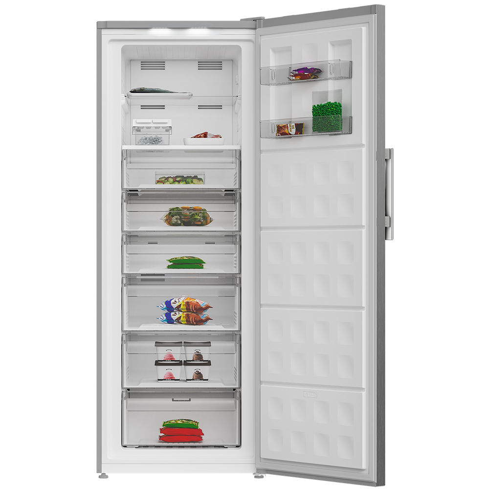 ديب فريزر هيتاشي انفرتر ديجيتال نوفروست 8 درج 404 لتر اينوكس F-420EY2R - الصورة 3