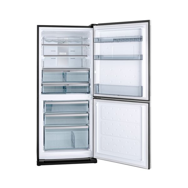 ثلاجة شارب انفرتر ديجيتال فريزر سفلي 448 لتر أسود SJ-PV60K-BK - الصورة 2