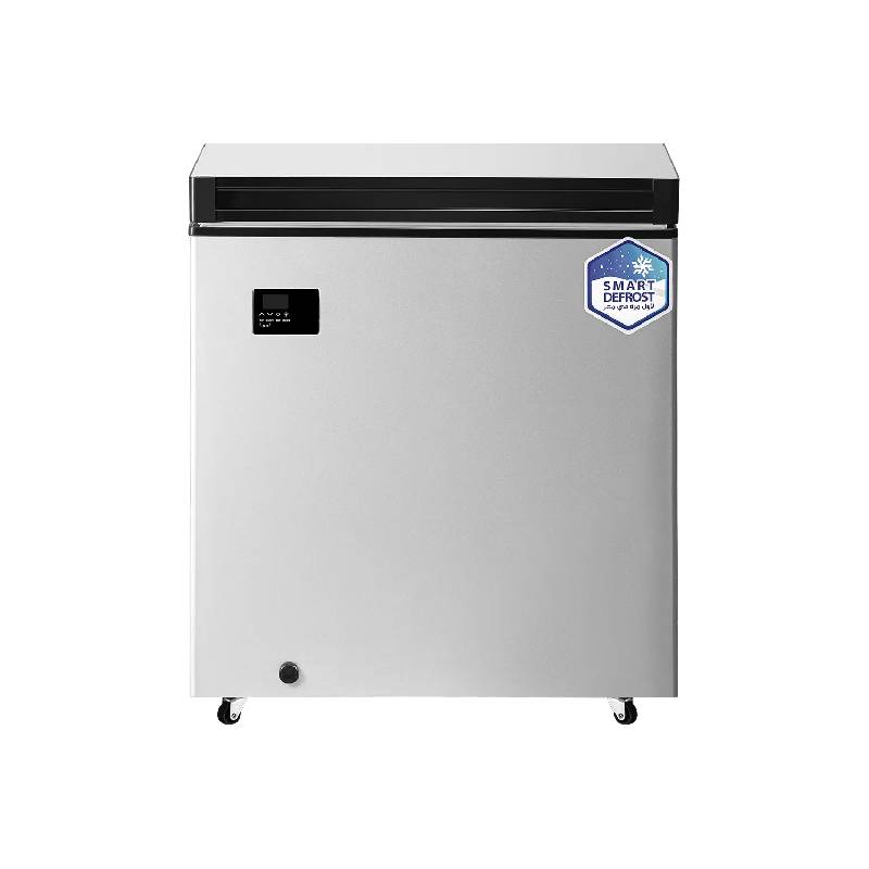 ديب فريزر أفقي يونيون اير ديجيتال، ديفروست، بدون درج، 145 لتر، ستانلس ستيل - UC-200VVA-DH