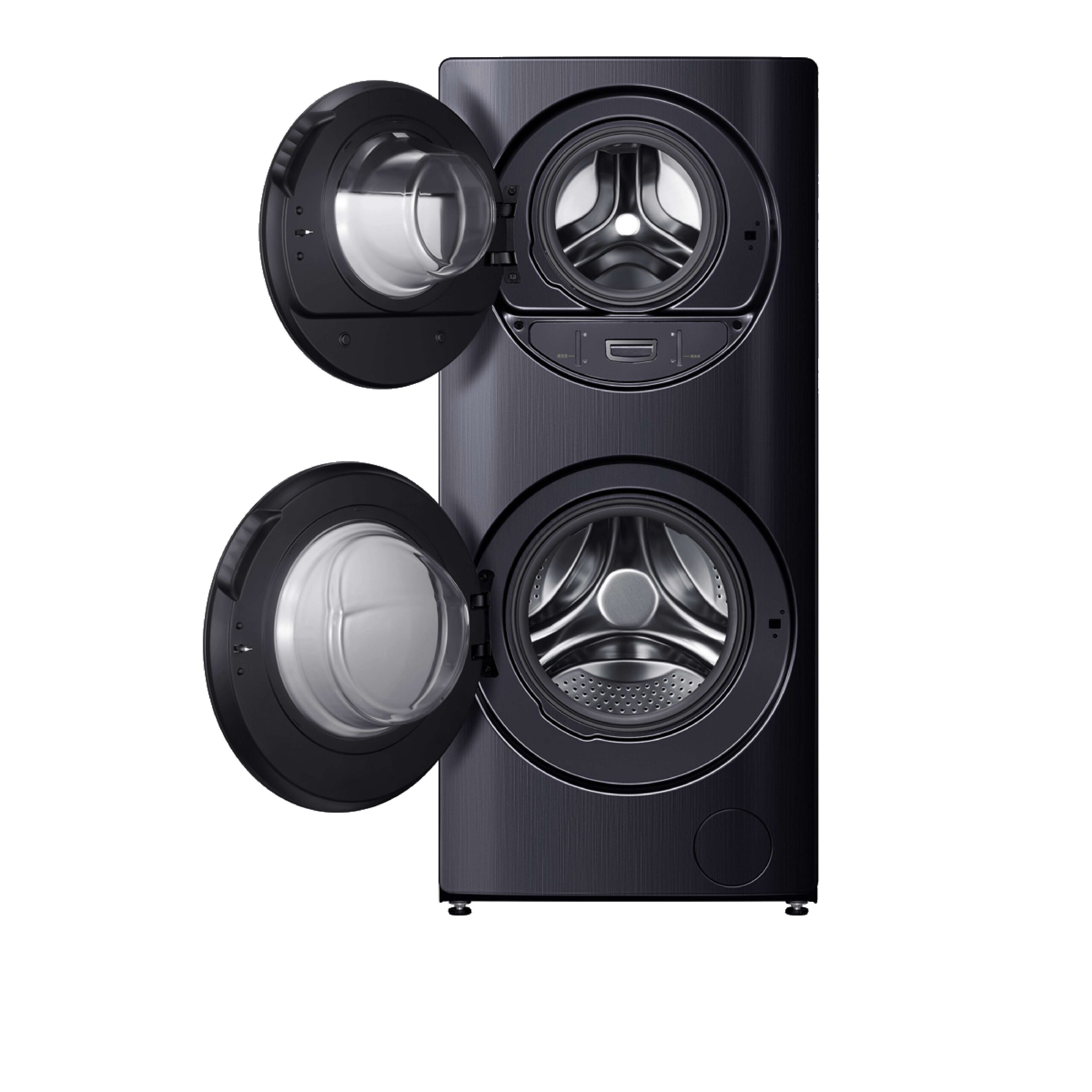 غسالة ملابس توشيبا 5 كيلو علوي 10 كيلو سفلى 7 كيلو مجفف TWD-BL160D4EG(MG) - الصورة 2