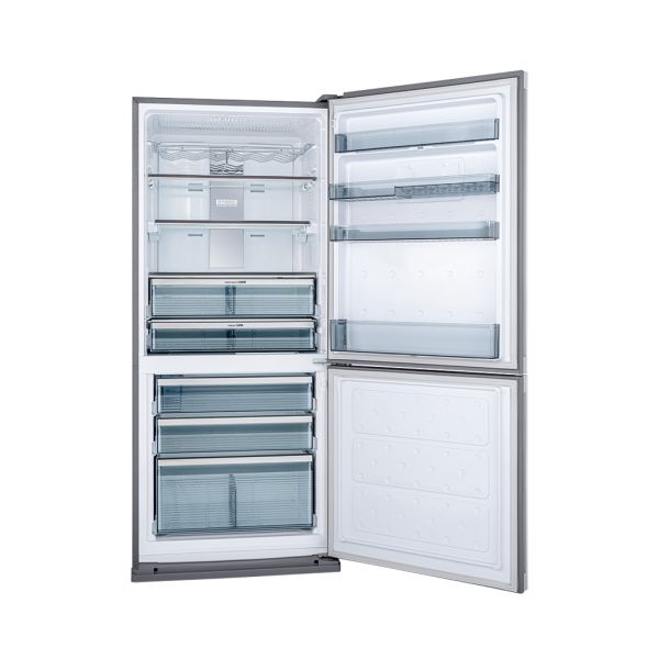 ثلاجة شارب انفرتر ديجيتال فريزر سفلي 558 لتر استانلس غامق SJ-PV73K-DST - الصورة 2