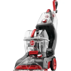 مكنسة هوفر لتنظيف السجاد Power Scrub Elite بدون كيس، 1200 وات، اسود واحمر - CWGDH012