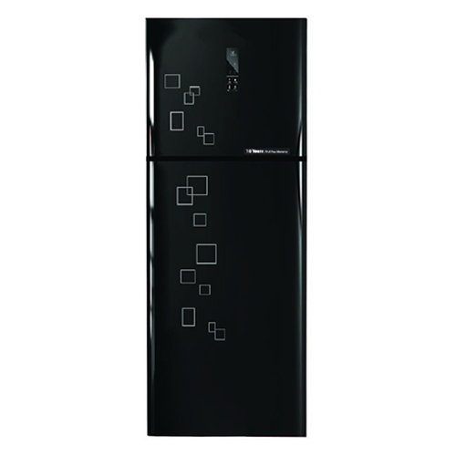 ثلاجة فريش 471 لتر باب زجاج اسود, FNT-MR580YGB